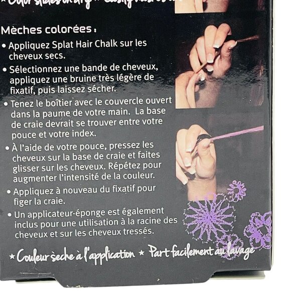 2x SPLAT - Violet Sky -Hair Chalk, - Picture 7 of 11